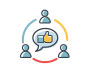 Social media icon to represent our social media marketing services